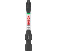 Bosch PRO Impact Control Torsion Pozidriv Screwdriver Bits PZ2 55mm Pack of 15