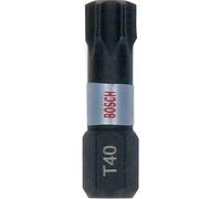 Bosch Screwdriver Bits T40 Impact Control Torsion Torx 25mm Pack of 25
