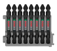 Bosch PRO Impact Pozi Screwdriver Bit PZ2 65mm Pack of 8