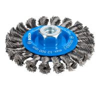 Bosch PRO Knotted Steel Wire Wheel Brush 115mm M14 Thread