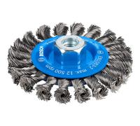 Bosch PRO Knotted Steel Wire Wheel Brush 115mm M14 Thread
