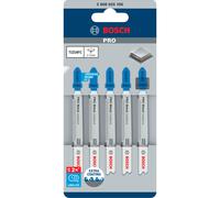 Bosch PRO Medium Metal Jigsaw Blade 92mm Pack of 5 Tooth spacing 1.2mm T121AFC