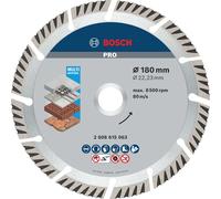 Bosch PRO Multi Material Diamond Cutting Disc 180mm