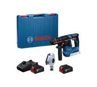 Bosch PRO ONECHUCK Rotary Hammer 18V 2 x 5.0Ah Li-Ion Kit In Case BSH611927171