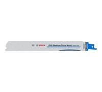 Bosch 2X PRO Medium-Thick Metal S1137BEF Precise Reciprocating Saw Blade (for Metal Pipes and Profiles, Non-Ferrous Metals, Length 225 mm, Professional Accessory Reciprocating Saw)