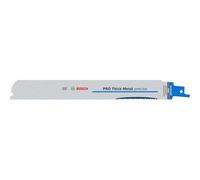Bosch 25x PRO Thick Metal S1137HBF Precise Reciprocating Saw Blade (for Metal Pipes and Profiles, Non-Ferrous Metals, Length 225 mm, Professional Accessory Reciprocating Saw)