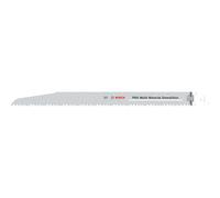 Bosch 5x PRO Multi Material S1210VF Demolition Reciprocating Saw Blade (for Wood with nails, Construction wood, Length 300 mm, Professional Accessory Reciprocating Saw)