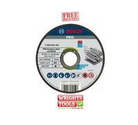 Bosch PRO Rapido Stainless Inox Flat Angle Grinder Fast Cutting Disc 115mm 1mm 22mm