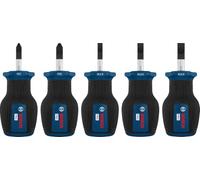 Bosch PRO Stubby Screwdriver PZ/SL Set, 5 pcs