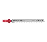 Bosch Pro T102D Plastics PP Clean Cutting Jigsaw Blade Pack of 5