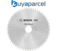 Bosch 1x PRO Wood Circular Saw Blade for Cordless Hand-Held Circular Saws (for Softwood, Hardwood, Ø mm, Professional Accessory Hand-Held Circular Saw)