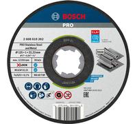 Bosch PRO X Lock Inox Flat Thin Metal Fast Cutting Disc 125mm Pack of 10