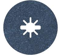 Bosch 1x X-LOCK R574 Best for Metal Fibre Sanding Disc (for Steel, Stainless Steel, Cast Iron, Ø 125mm, Grit 24, Professional Accessories for Angle Grinders from Most Brands)