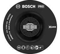 Bosch 1x PRO Backing Pad for Small Angle Grinders, X-Lock, Soft (Ø 125 mm, Professional Accessory Small Angle Grinder)