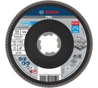 Bosch PRO X Lock Zirconium Abrasive Flap Disc 115mm 120g Pack of 1