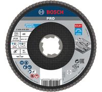 Bosch X Lock Zirconium Abrasive Flap Disc 125mm 40g Pack of 1