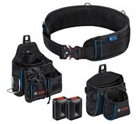 Bosch Professional ProClick Tool Belt kit with 1 x Belt 108 (Size L/XL), 1 x GWT 4 Bag, 1 x GWT 2 Bag, 2 x ProClick Holders