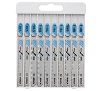 Bosch Professional 10 pcs. Basic for Metal Jigsaw Blade Set with T-Shank (for Steel sheets, Accessory Jigsaw)
