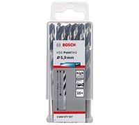 Bosch Professional 10-Piece PointTeQ HSS Twist Drill Bit (for Metal, 5.9 x 57 x 93 mm, Drill Driver Accessories)