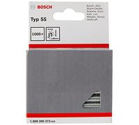 Bosch Professional 1000x Narrow Crown Staple Type 55 (Textiles, Carton, Foil, 6 x 1.08 x 16 mm, Accessories Tacker, Staple Gun)