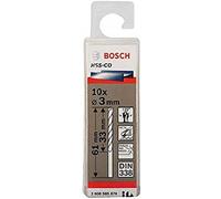 Bosch Professional 10pc. HSS-Co Metal Drill Bit (stainless steel, 3 x 33 x 61 mm, accessory drill driver)