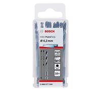 Bosch Professional 10pc PointTeQ Hex Drill Bit (for Metal, Ø: 4.2 mm, Total Length: 83 mm, ¼’’ Hex Shank, Accessory for Impact Drivers and Drill Drivers)