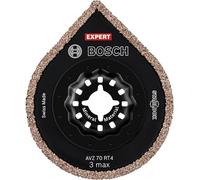 Bosch Professional 10x Expert 3 max AVZ 70 RT4 Multitool Grouting Plates (for Mortar, Ø 70 mm, Accessory Multitool)
