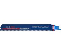 Bosch Professional 10x Expert ‘Thick Tough Metal’ S 1155 CHC Reciprocating Saw Blade (for Tough steel, Cast iron, Length 225 mm, Accessories Reciprocating Saw)