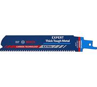 Bosch Professional 10x Expert ‘Thick Tough Metal’ S 955 CHC Reciprocating Saw Blade (for Tough steel, Cast iron, Length 150 mm, Accessories Reciprocating Saw)