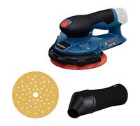 Bosch Professional 12V Cordless Random Orbit Sander GEX 12V-150-3 (incl. Sanding pad, Sanding Sheet, Guard Ring, dust Bag)