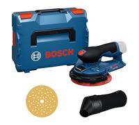 Bosch Professional 12V Cordless Random Orbit Sander GEX 12V-150-3 (incl. Sanding pad, Sanding Sheet, Guarding Ring, dust Bag, L-BOXX 162)