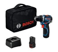 Bosch Professional 12V GSR 12V-32 Drill/Driver System (Kickback Control, Brushless Brushless Motor, Incl. 2.0Ah Batteries, Charger, Tool Bag)