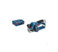 Bosch Professional 12V System Akku Hobel GHO 12V-20 (Hobelbreite max. 56mm, inkl. 2x Hobelmesser 56 x 5,5 x 1,1 mm, ohne Akkus und Ladegerät, in L-BOXX 136)