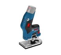 Bosch Professional 12V System Cordless Palm Router GKF 12V-8 (incl. Open-Ended Spanner 17 mm, Collet with nut 1/4"" (Also Compatible with 6/8 mm collets), Cardboard Box)