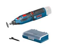 Bosch Professional 12V System GRO 12V-35 Cordless Rotary Tool (Without Battery/Charger, incl. Key, Collet, Cutting disc, Accessory Box, L-BOXX Inlay)