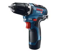 Bosch Professional 12V System GSR 12V-35 cordless screwdriver (2 x 3.0 Ah rechargeable batteries, 12 V, max. torque hard/soft: 35/20 Nm, in L-BOXX)