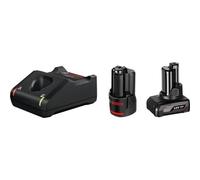 Bosch Professional 12V System rechargeable battery starter set (GBA 2.0 Ah rechargeable battery plus GBA 4.0Ah rechargeable battery plus GAL 12V-40 charger, in carton)