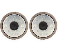 Bosch Professional 1603340031 SDS Click M14 Quick-Clamping Nut (Thickness: 14 mm, Accessories for Angle Grinders), Silver (Pack of 2)
