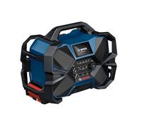 Bosch Professional 18V/ 12V Wireless Radio System GPB 18VH-6 SRC (Intool charging for 18V and 12V, bottle opener, 2x AAA batteries, screen protection film, without battery/charger)