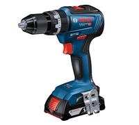 Bosch Professional 18V System Cordless Combi Drill GSB 18V-55 (incl. 2X ProCORE18V 4.0Ah Batteries, Charger 18V-40, L-BOXX 136)