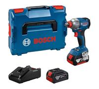 Bosch Professional 18V System Battery Impact Wrench GDX 18V-285 (incl. 2X GBA 4.0Ah Batteries, GAL 18V-20 Charger, L-BOXX)