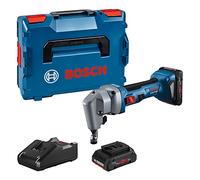 Bosch Professional 18V System Battery Rodent GNA 18V-16 E (Power 700 W, Brushless Motor Technology, Includes 2X 4.0Ah ProCORE Battery, Quick Charger GAL 18V-40, L-BOXX)