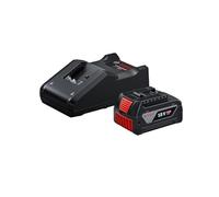 Bosch Professional Starter Basic Set 18v 1xgba 18v 4.0ah Charger And Battery Silver