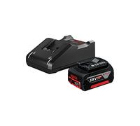 Bosch Professional Starter Basic Set 18v 1xgba 18v 4.0ah Charger And Battery Silver