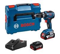 Bosch Professional 18V System Cordless Combi Drill GSB 18V-55 (incl. 2X ProCORE18V 4.0Ah Batteries, Charger 18V-40, L-BOXX 136)