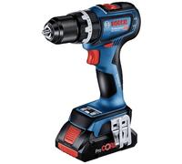Bosch Professional 18V System Cordless Drill-Driver GSB 18V-90C (incl. 2 x PROcore 4.0 Ah Batteries, Bluetooth Low Energy GCY 42 Module, 18V-40 GAL Charger, L-BOXX)