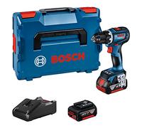 Bosch Professional 18V System Cordless Drill Driver GSR 18V-90 C (incl. 2X GBA 4.0Ah Batteries, Charger GAL 18V-40, 1/1 L-BOXX Inlay, L-BOXX)