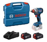 Bosch Professional 18V System Cordless Impact Driver GDX 18-285 (incl. 2X GBA 5.0Ah, GAL 18V-40 Charger, L-Case)