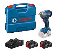 Bosch Professional 18V System Cordless Impact Wrench GDS 18V-350 (kit with 2X GBA 5.0Ah Battery, GAL 1840, L-Case)