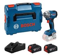 Bosch Professional 18V System Cordless Impact Wrench GDS 18V-350 (Set with 2 x Batteries 4.0 Ah + GAL 1840, L-BOXX)